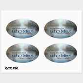 エレノールルーズベ感動的ルト引用文「未来」 楕円形シール (シート)