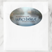 エレノールルーズベ感動的ルト引用文「未来」 楕円形シール (バッグ)