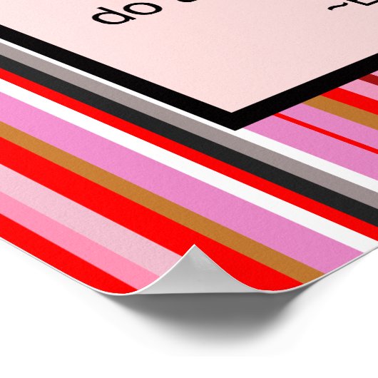 エレノールーズベルト引用文ポスター ポスター (角)