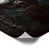 エレバスギリシャ原暗闇の神の具現化 ポスター (角)