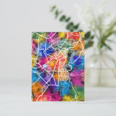 エレバンアルメニアの地図 ポストカード (スタンド正面)