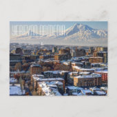 エレバンアルメニア山脈はがき ポストカード (正面)