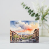 エレバン水彩画 ポストカード (スタンド正面)