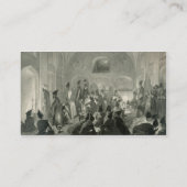 エレバン、アルメニアの夜のペルシャのモスクの間の 名刺 (裏面)