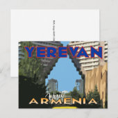 エレバン、アルメニアを訪ねて ポストカード (正面/裏面)