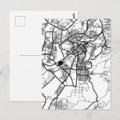 エレバン アルメニア 都市地図 ポストカード (正面/裏面)