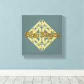 エレバー – BILBO BAGGINS™名前 キャンバスプリント (インサイチュ (ウッドフロア))