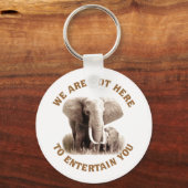 エレファツは尊敬に値する キーホルダー (正面)