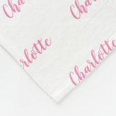 エレファパーソナライズされたント·ネービー·ブルー·ネーム·ボーイ フリースブランケット (角)