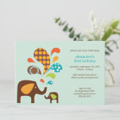エレファンお誕生日 招待状 (スタンド正面)