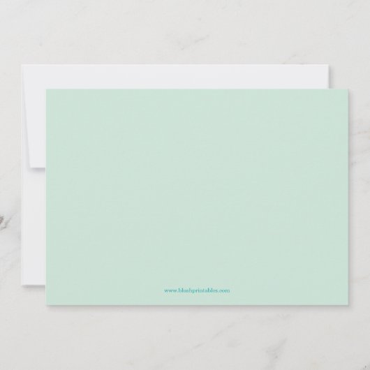 エレファンお誕生日 招待状 (裏面)