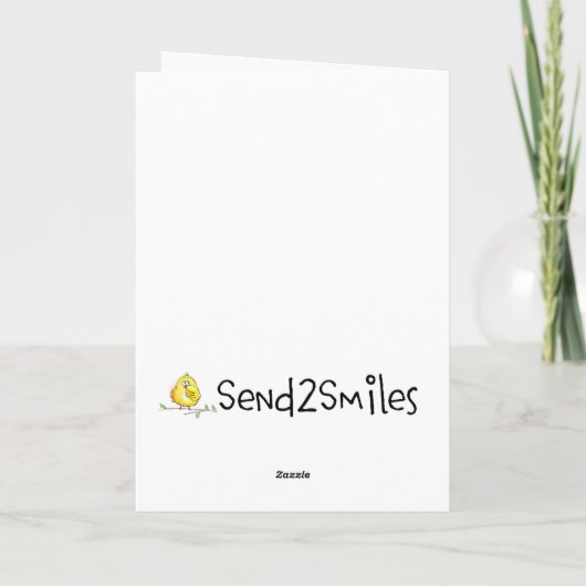 エレファンタスティック誕生日の願い カード (裏面)