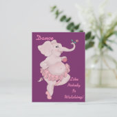 エレファンティナバレリーナ ポストカード (スタンド正面)