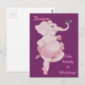エレファンティナバレリーナ ポストカード (正面/裏面)