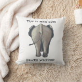 エレファントお尻クッション クッション (ブランケット)
