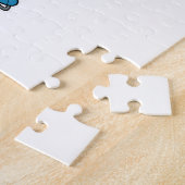 エレファントアイススケートで滑るアイススケート ジグソーパズル (側面)