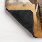 エレファントアニマルワイルド美しいフリーダムワイルドネスアート マウスパッド (コーナー)