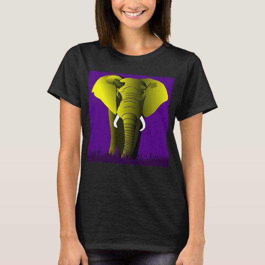 エレファントアートTシャツ Tシャツ (正面)