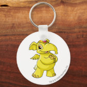 エレファントイエロー キーホルダー (正面)
