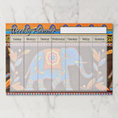 エレファントウィークリープランナーシート ペーパーパッド (正面)