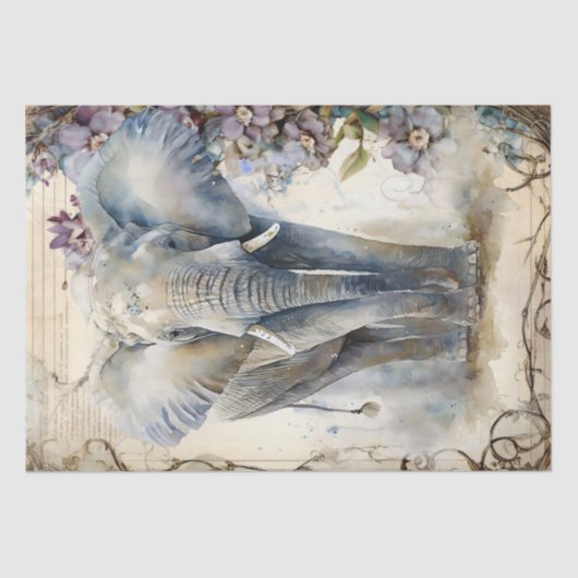 エレファントウォーターのカラーティッシュペーパー 薄葉紙 (正面)