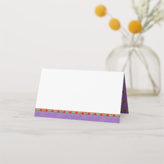 エレファントウォーターカラーベビーシャワーゲスト座席表 プレイスカード (裏面)