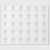 エレファントウォーターリースベビーラブ ラッピングペーパー (フラット)