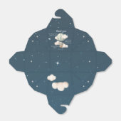 エレファントエアバルーン赤ちゃんシャワー夜 フェイバーボックス (折り畳みなし)