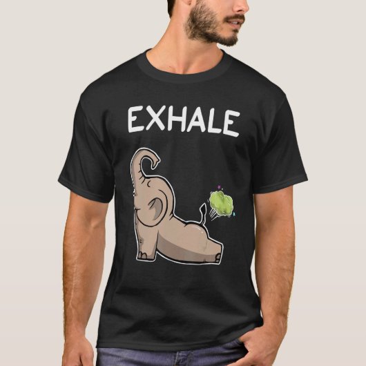 エレファントエグザイルヨガエレファント Tシャツ (正面)