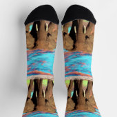 エレファントオパール日の出、クルーソックス ソックス (上部)