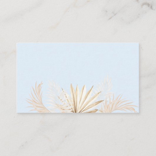 エレファントオーボーイサファリベイビーシャワーおむつラッフル エンクロージャーカード (裏面)