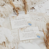 エレファントオ男の子サファリ赤ちゃんシャワーブックリクエスト エンクロージャーカード