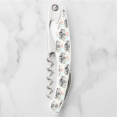 エレファントカップルウェイターのコルク ソムリエナイフ (正面)