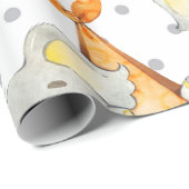 エレファントカブカイト子供部屋ベビーギフト新生まれ着 ラッピングペーパー (ロールコーナー)