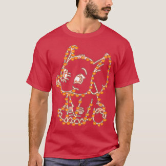エレファントカボチャのラインハロウィーン Tシャツ