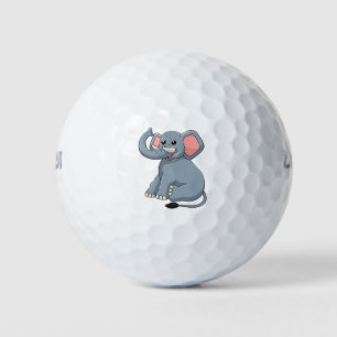 エレファントカートーンデザイン ゴルフボール