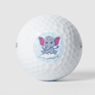 エレファントカートーンデザイン ゴルフボール
