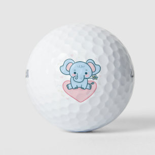 エレファントカートーンデザイン ゴルフボール