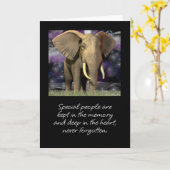 エレファントカ空白のード忘れ カード (黄色い花)