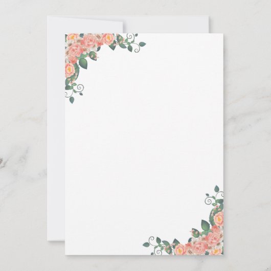 エレファントガールベビーシャワー サンキューカード (裏面)