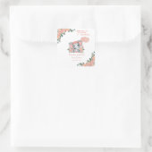 エレファントガールベビーシャワー スクエアシール (バッグ)