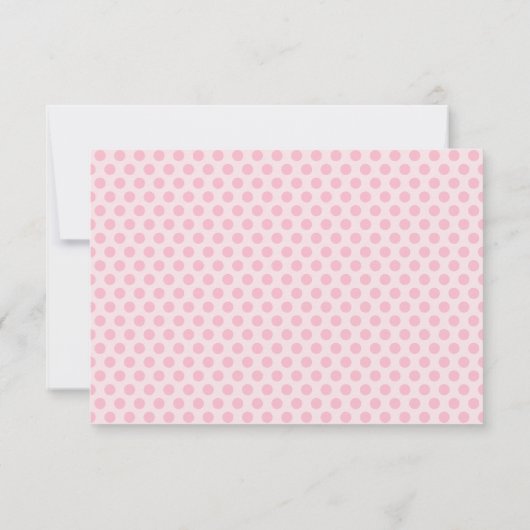 エレファントガール赤ちゃんシャワー写真 サンキューカード (裏面)