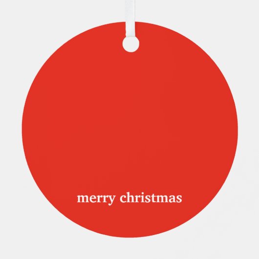 エレファントクリスマスカスタムオーナメント メタルオーナメント (裏面)