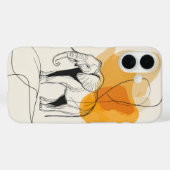 エレファントグレースiPhone / iPadケース Case-Mate iPhoneケース (裏面 (横))