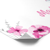 エレファントゲストブックページ代替ピ素朴ンク ポスター (角)