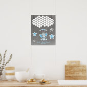 エレファントゲストブックページ代替ブ素朴ルー ポスター (キッチン)