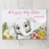 エレファントサファリジャングルティアウェイ紙パッド ペーパーパッド (折り畳み)