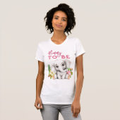 エレファントサファリトロピカルジャングルベビーシャワー Tシャツ (正面フル)