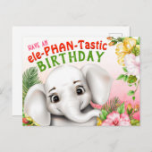 エレファントサファリトロピカルジャングル ポストカード (正面/裏面)