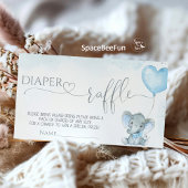 エレファントサファリベイビーシャワー エンクロージャーカード